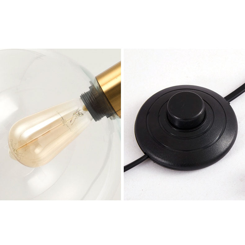 Contemporary Nordic Glass Dome Floor Lamp