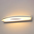 Acrylic Lampshade Curved Mirror Wall Lamp