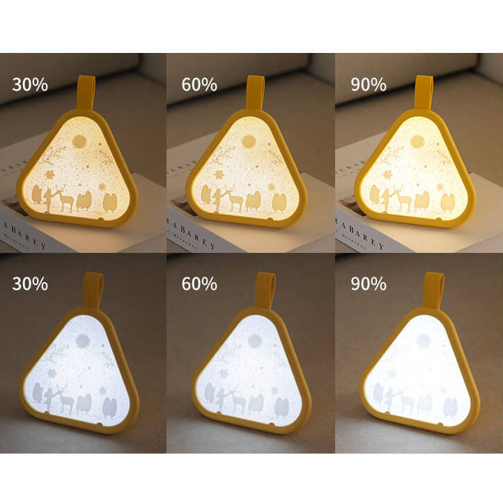 Triangle Seven Color Atmospheric Table Lamp