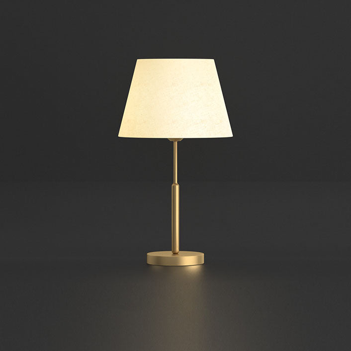 All Brass Fabric Table Lamp