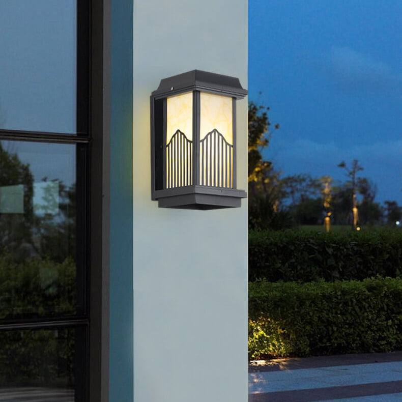 Aluminum Rectangular Column Outdoor Light