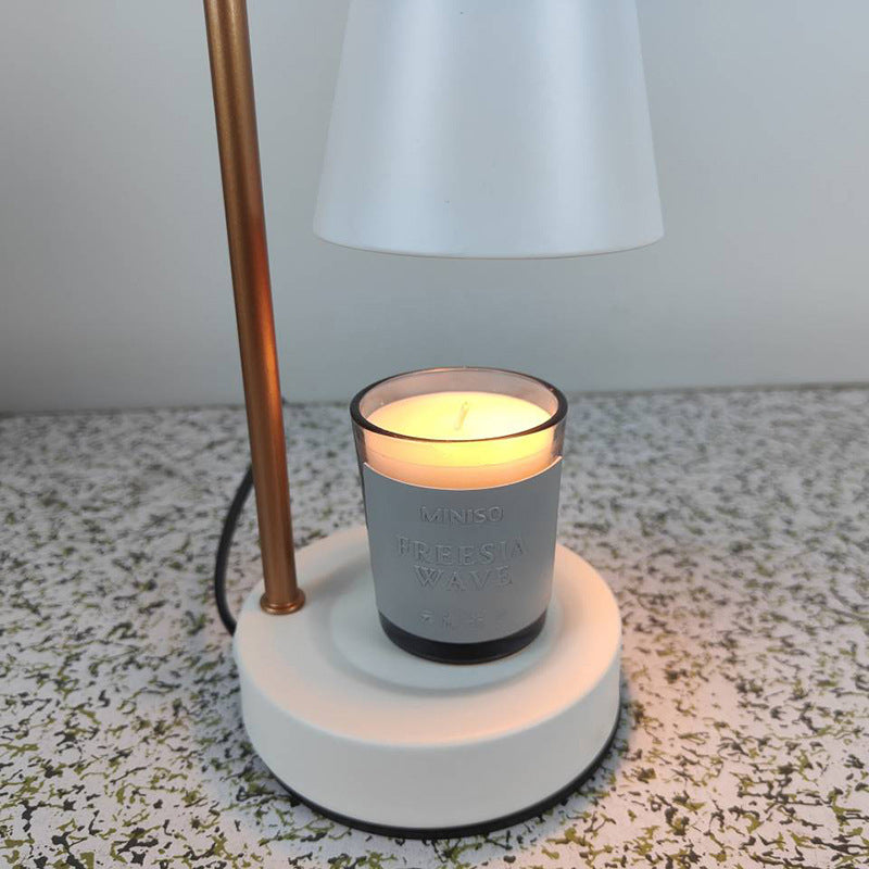 Iron Round Melting Wax Table Lamp