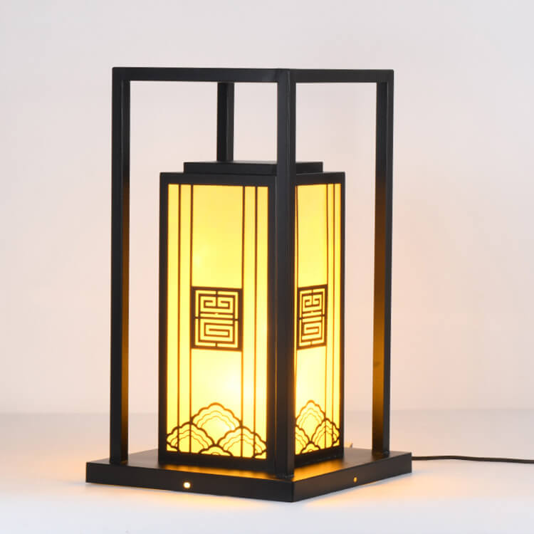 Imitation Marble Square Column Outdoor Light