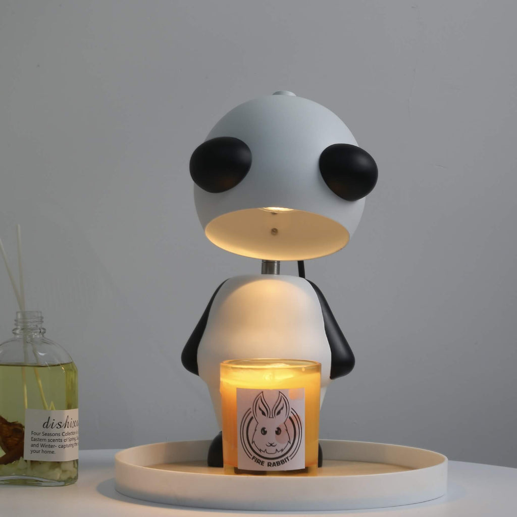 Cartoon Panda Resin Melting Table Lamp