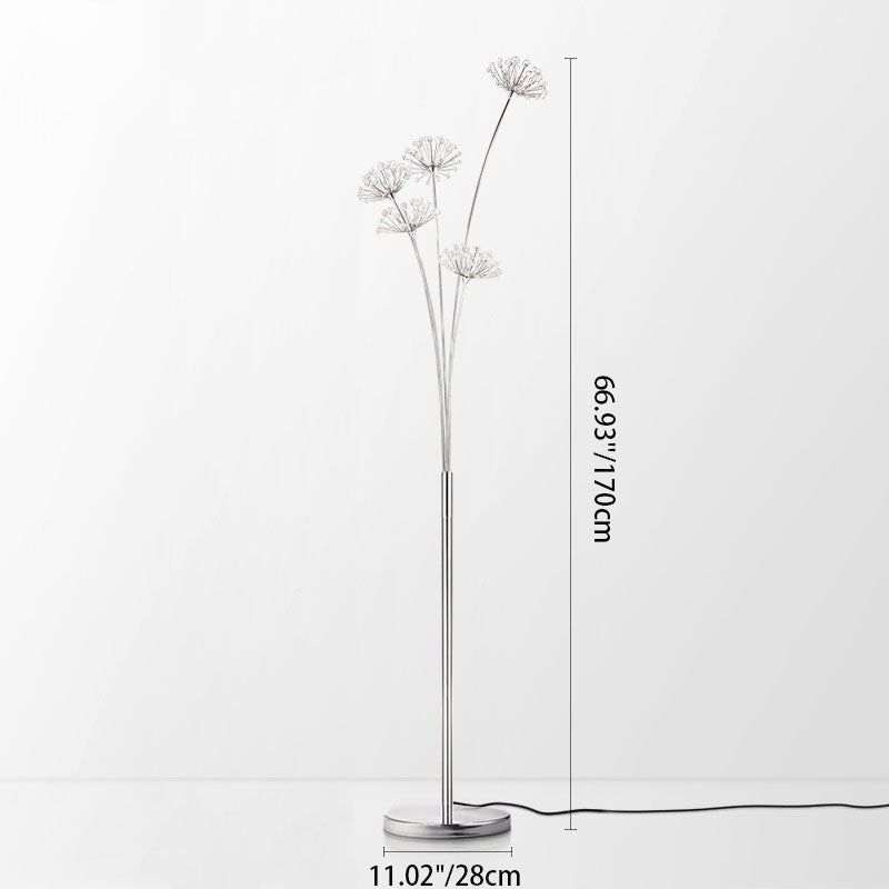 Dandelion Iron 3/5 Living Floor Lamp