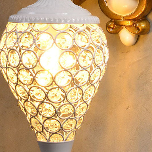 Eclectic Resin Horse Head Wall Lamp
