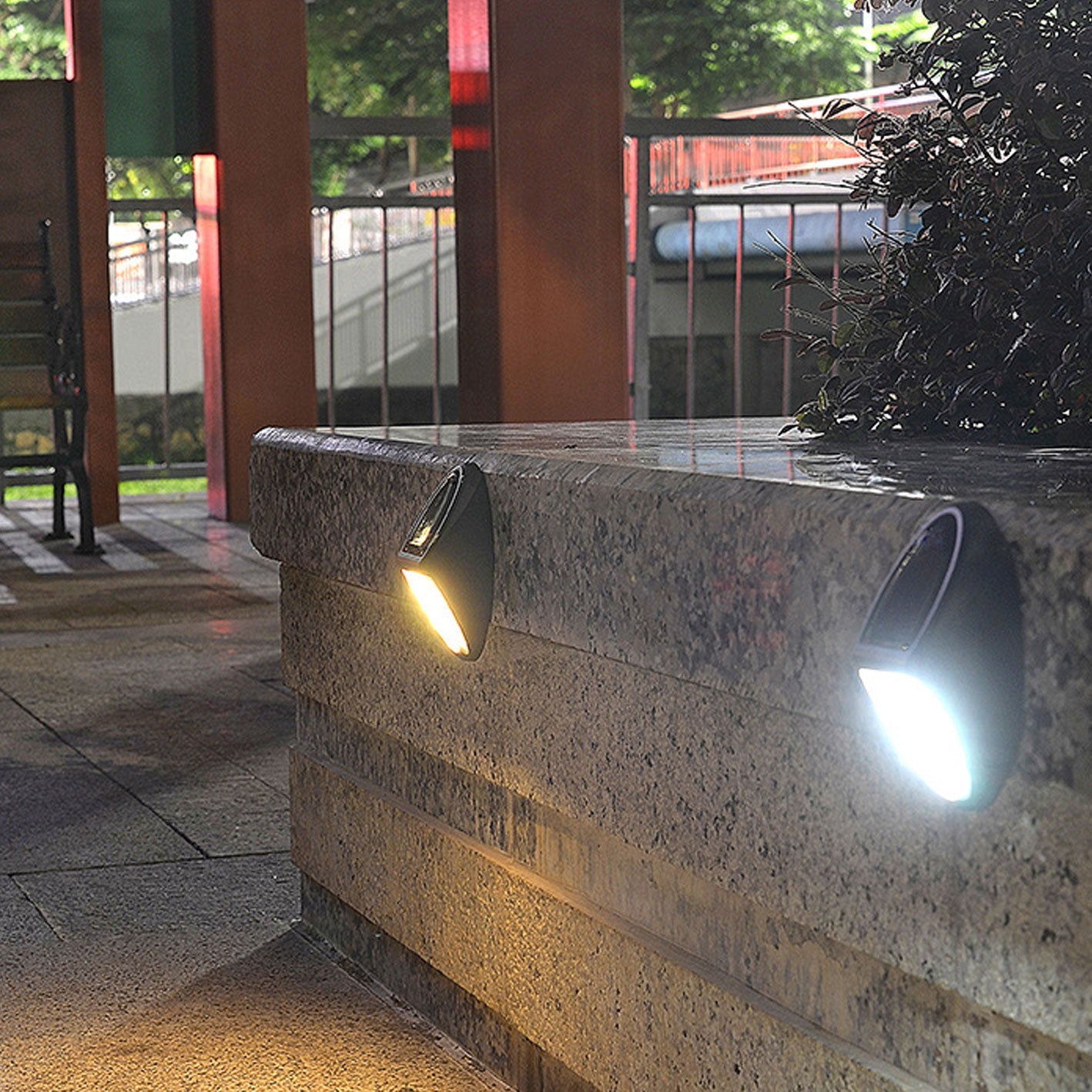 Oval Garden Fence Outdoor Light