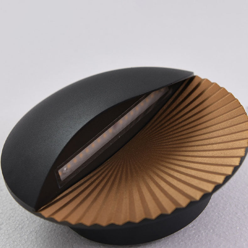 Round Shell Aluminum Garden Outdoor Light