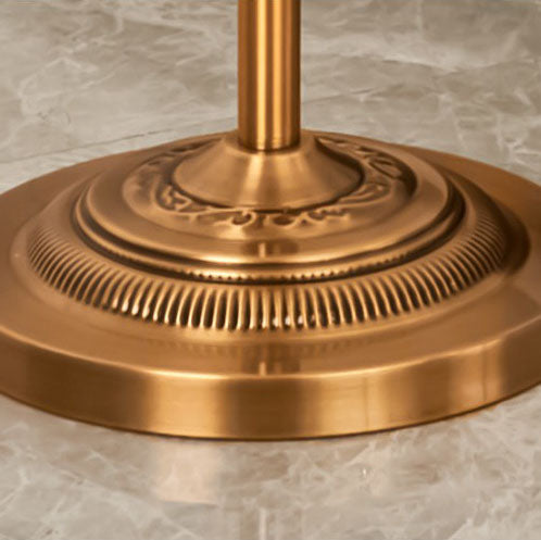 Vintage European Pleated Fabric Floor Lamp