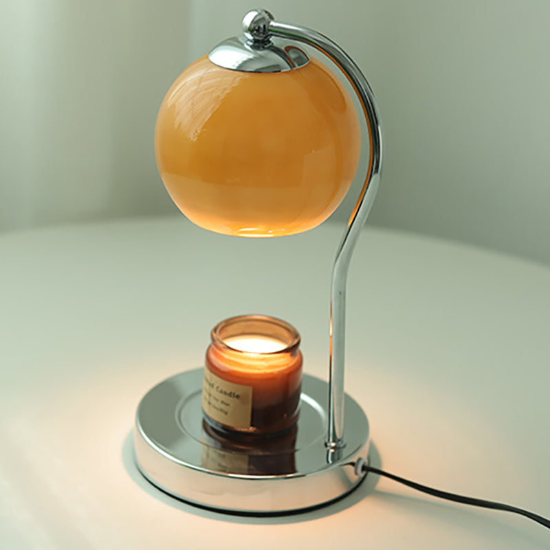 Orb Iron Glass Melting Table Lamp