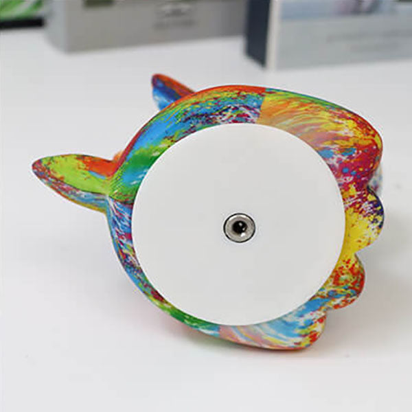 Unicorn Painted 3D Printed Table Lamp