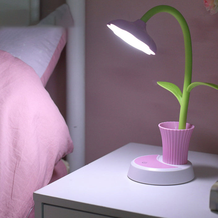 Sun Flower Pen Holder Table Lamp