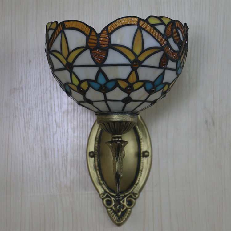 Flora Stained Glass Wall Lamp