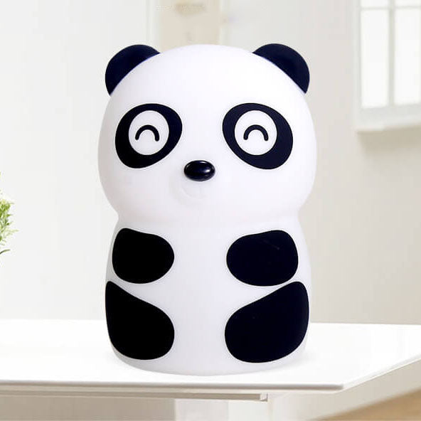 Cartoon Panda Silicone Pat Table Lamp