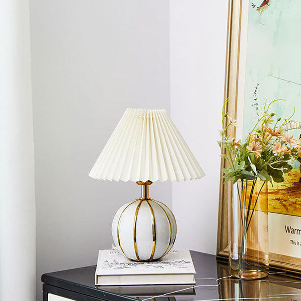 Ceramic Fabric Table Lamp