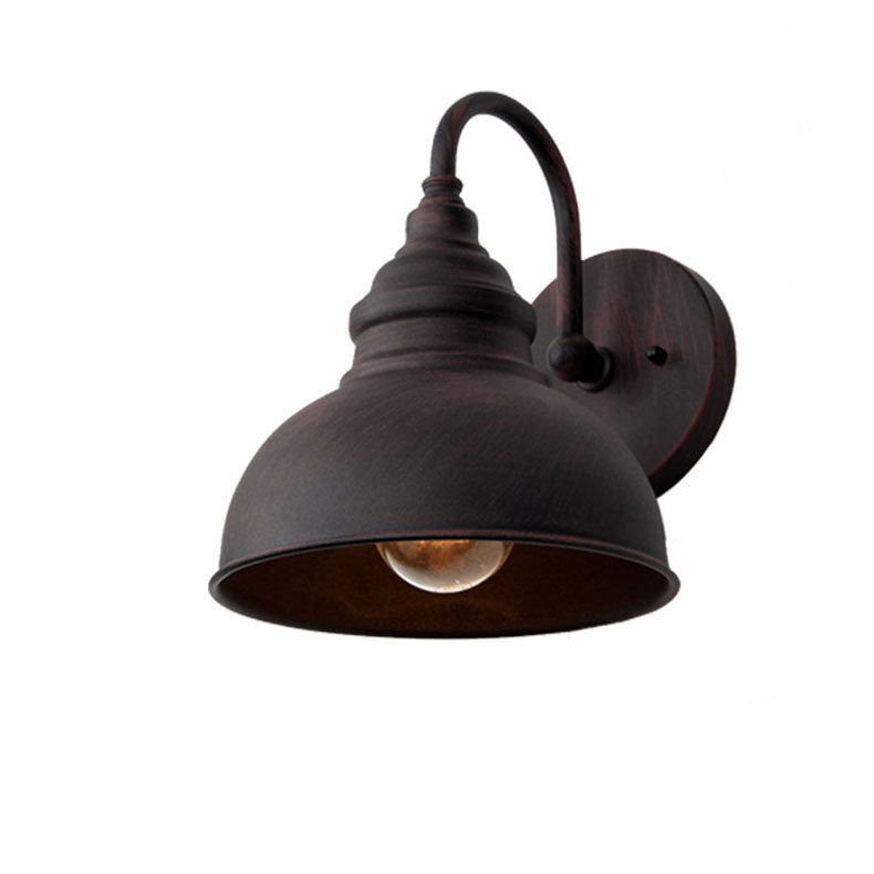 Iron Semicircle Garden Outdoor Light