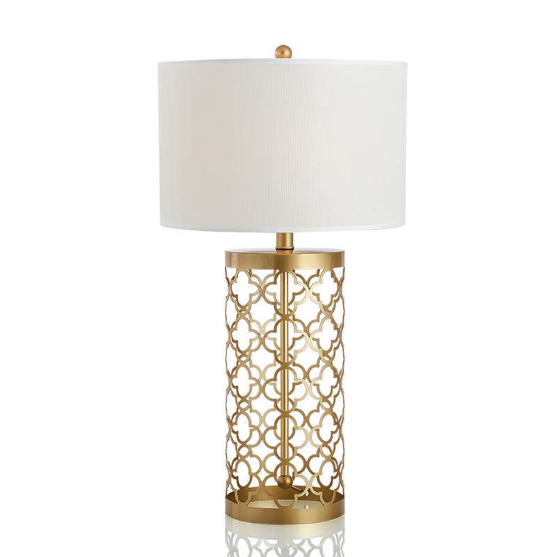 Iron Hollow Table Lamp
