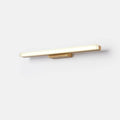 Wood Linear Mirror Front Wall Lamp