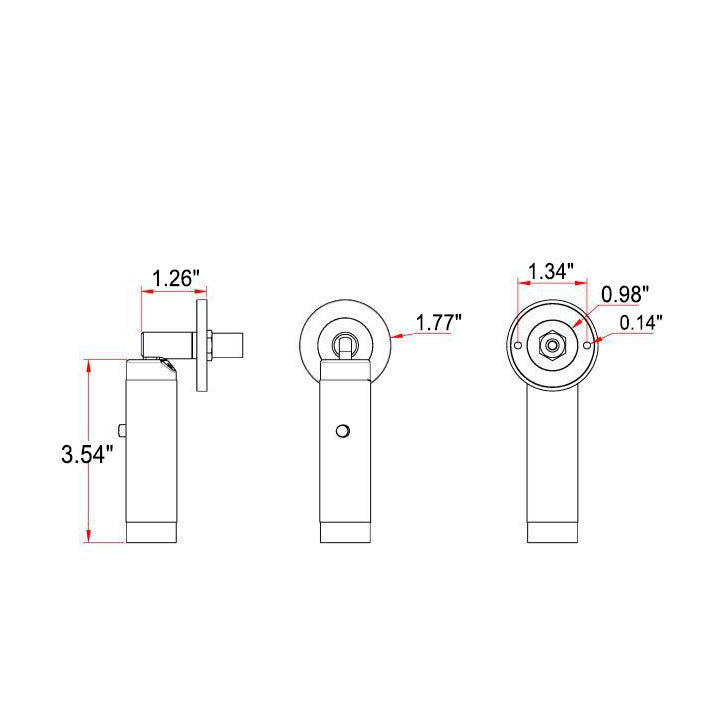 Cylinder Rotatable Switch Wall Lamp