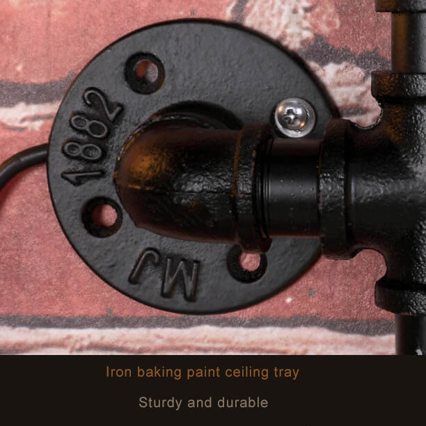 Maze Pipe 5-Light Wall Lamp