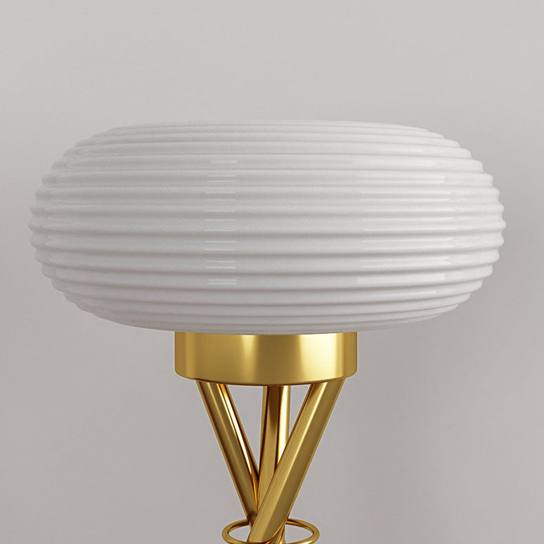 Round Tripod Iron Acrylic Table Lamp