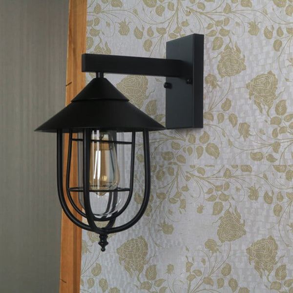 Iron Lantern Indoor Outdoor Light