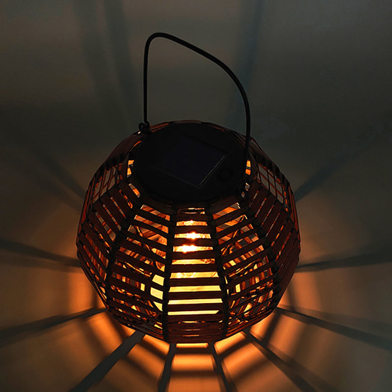 Round Iron Plastic Living Table Lamp