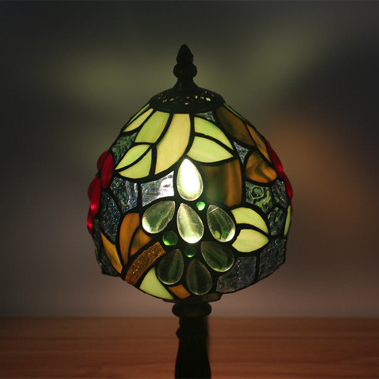 Grape Fruit Stained Glass Table Lamp