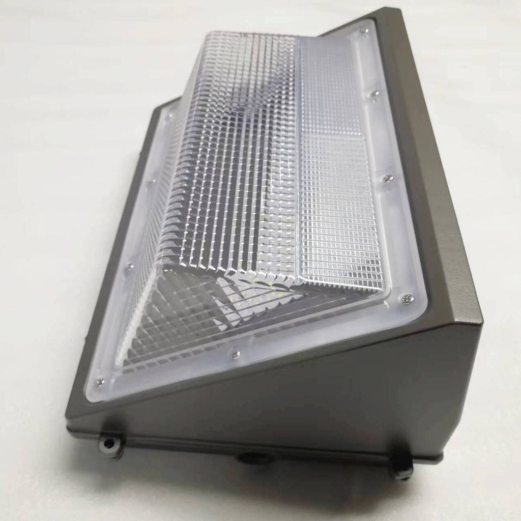 Black Die-Cast Aluminum Glass Outdoor Light