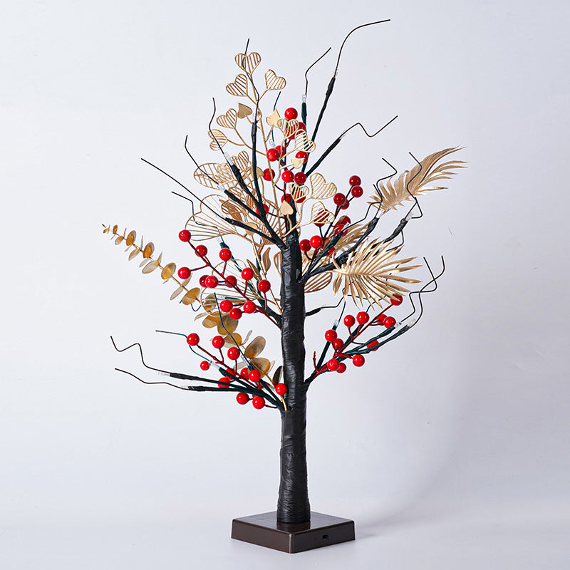 Holiday Decor Birch Tree Floor Lamp