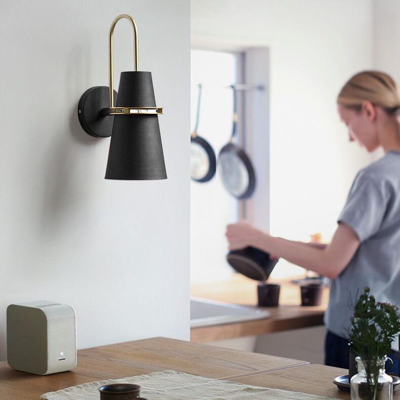 Horn Iron Bedroom Wall Lamp