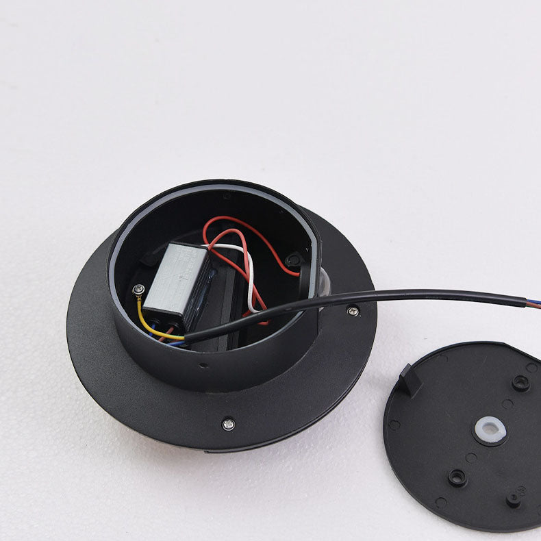Round Shell Aluminum Garden Outdoor Light