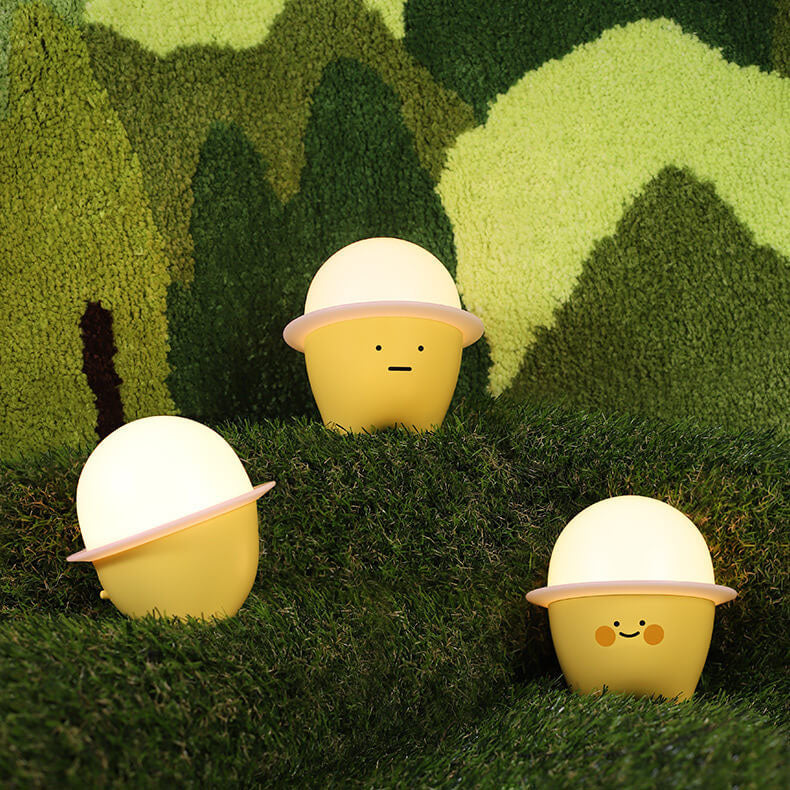 Cute Emoji Silicone Night Table Lamp