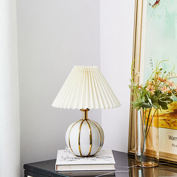 Ceramic Fabric Table Lamp