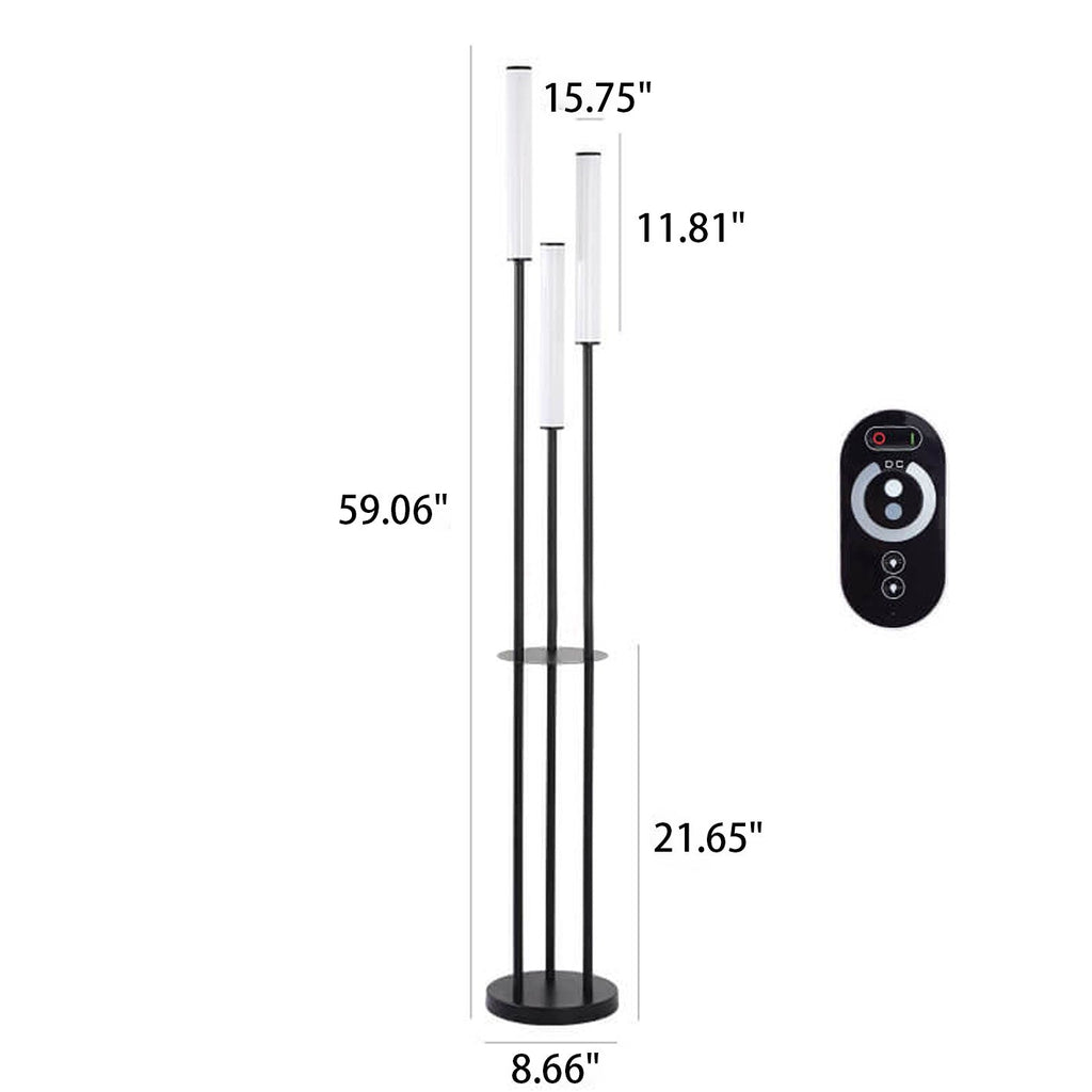 Modern Minimalist Creative Long 3-Light Floor Lamp