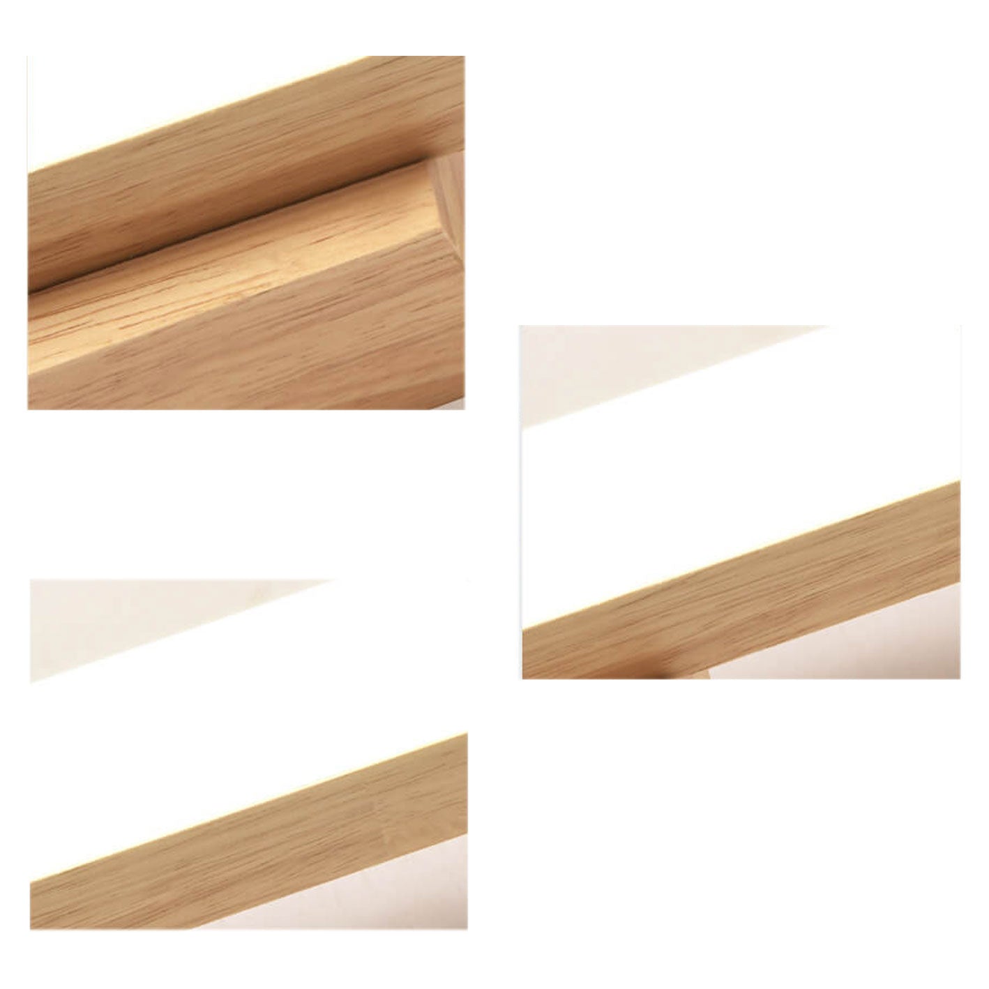 Wooden Long Strip Vanity Wall Lamp