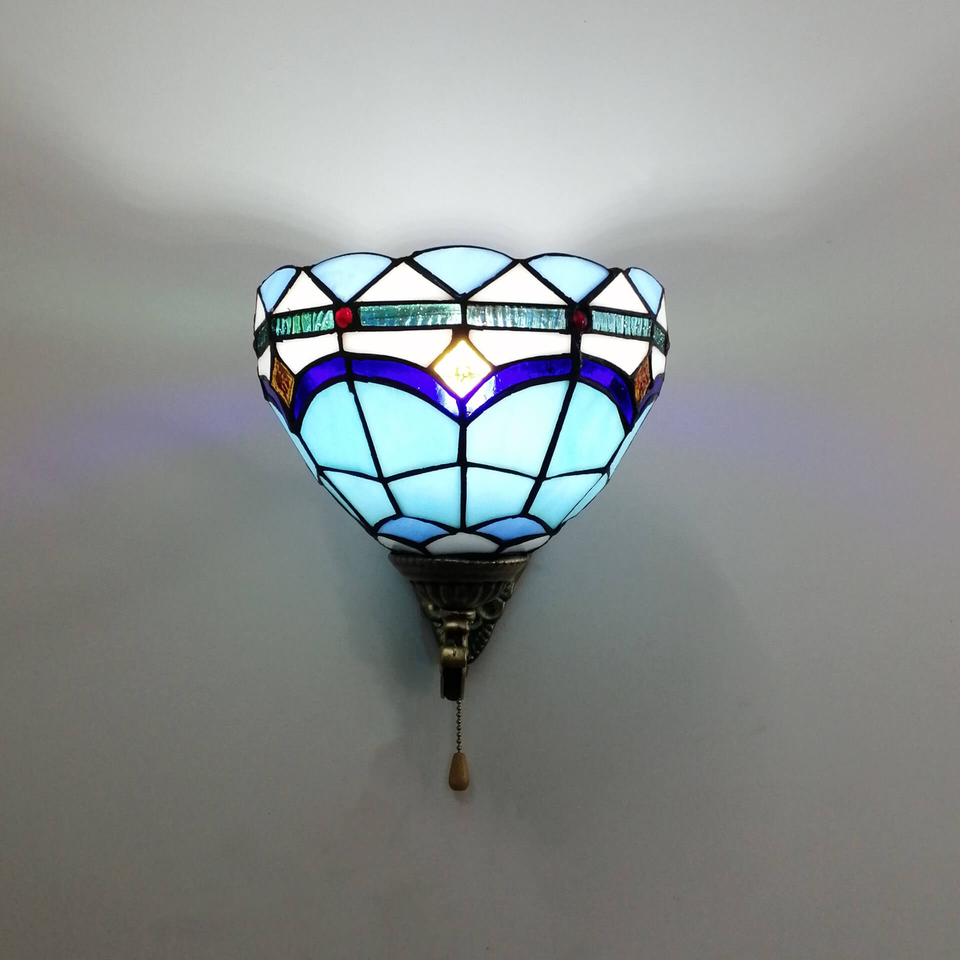 Resin Glass Flower Shape Wall Lamp