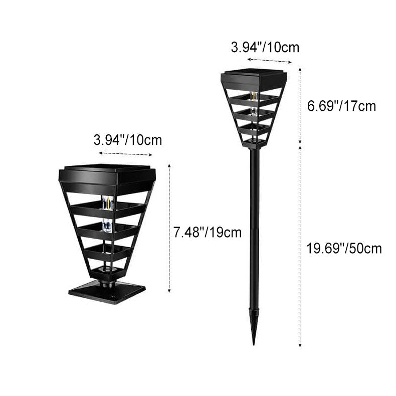 PC Decorative Square Ground Outdoor Light