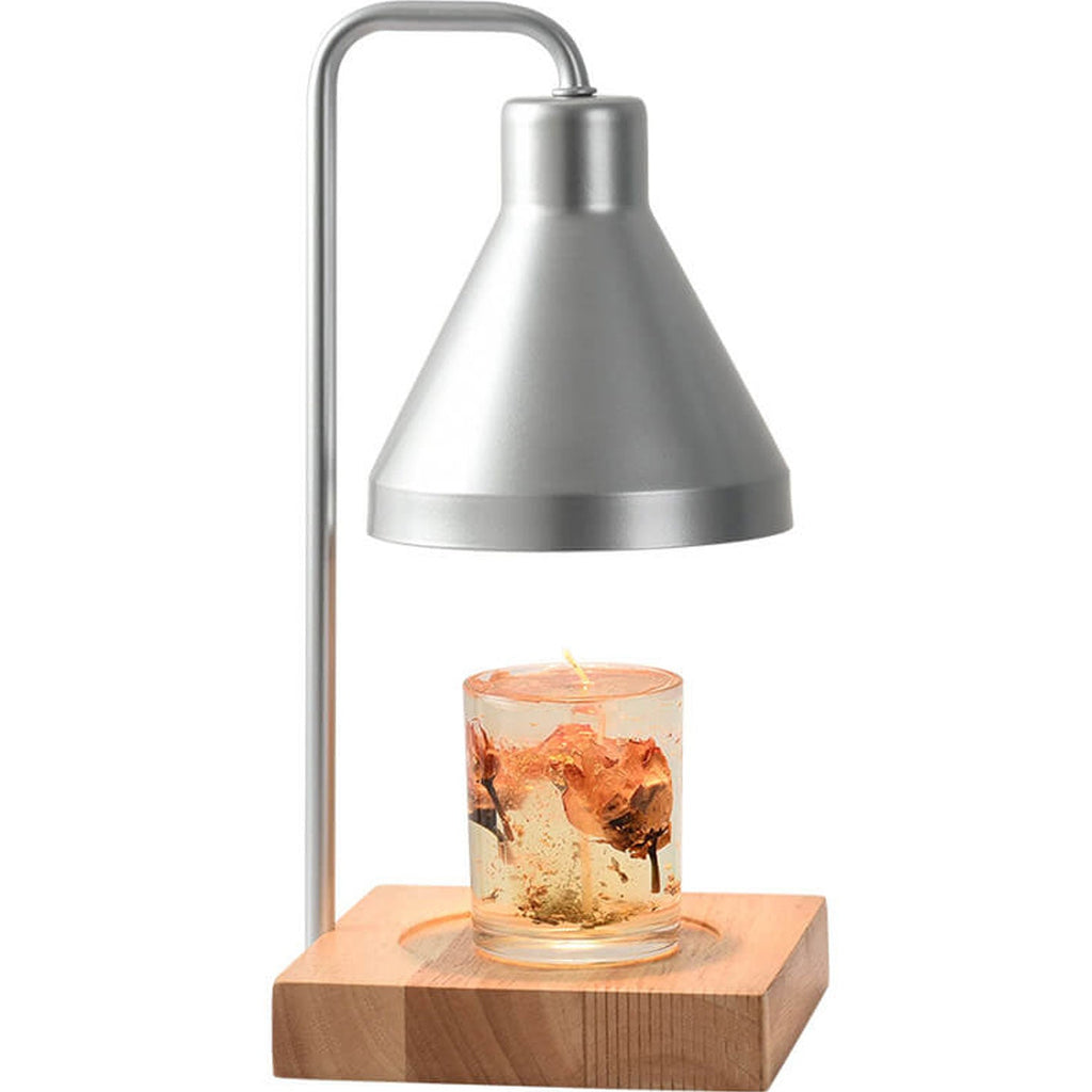 Cone Wood Melting Wax 2-Light Table Lamp