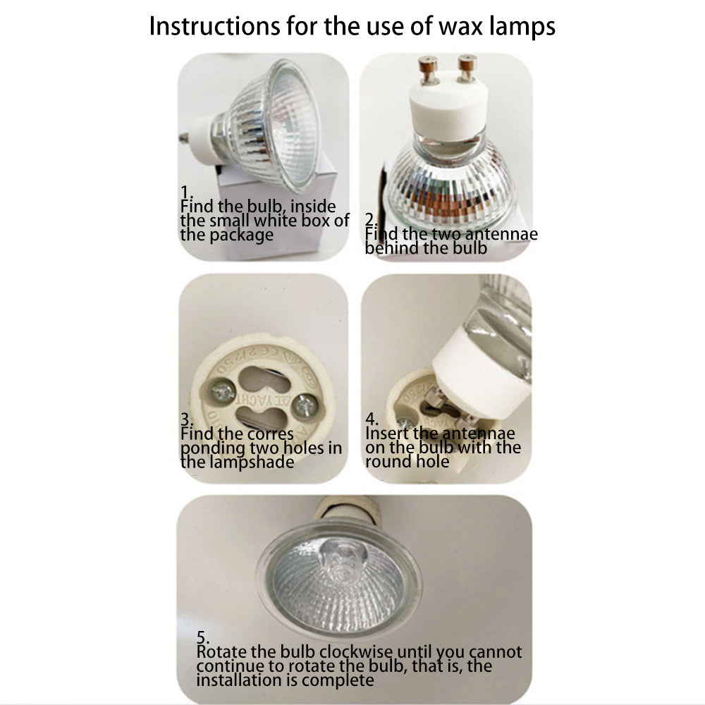 Iron Conical Wooden Melting Table Lamp
