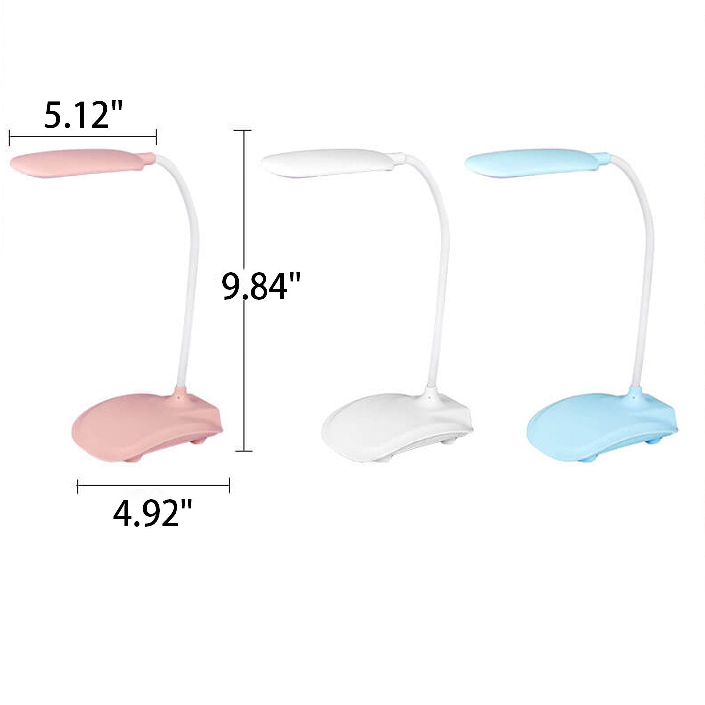 Folding Colorful Rechargeable Touch Table Lamp