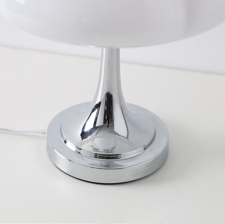 Mushroom Glass Iron Plating 4-Light Table Lamp