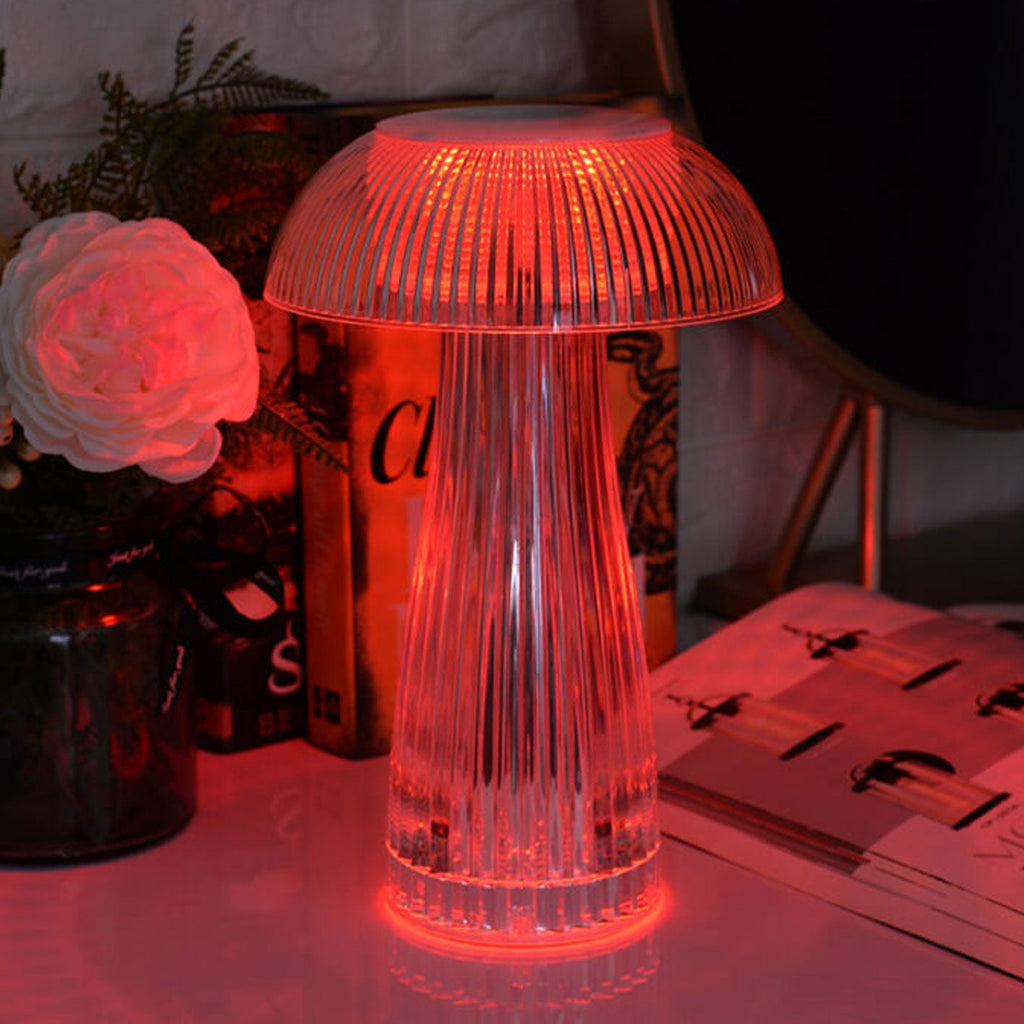 Mushroom PMMA Dazzling Touch Table Lamp