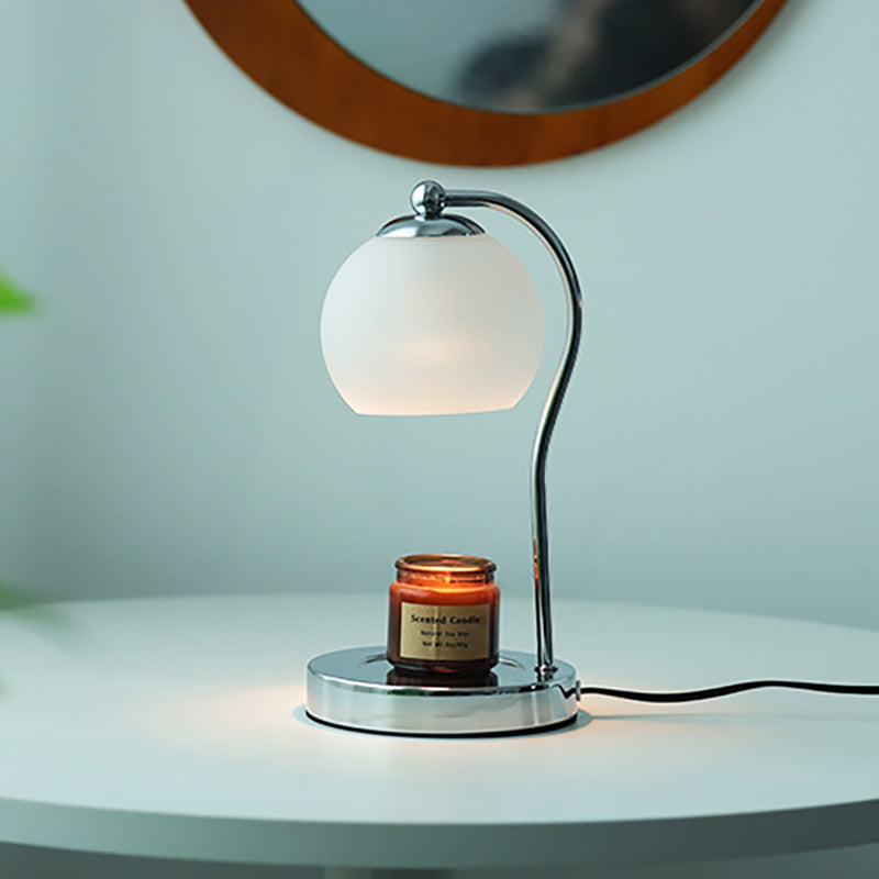 Orb Iron Glass Melting Table Lamp