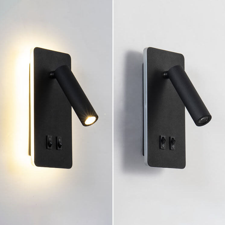 Square Rotatable Reading Wall Lamp