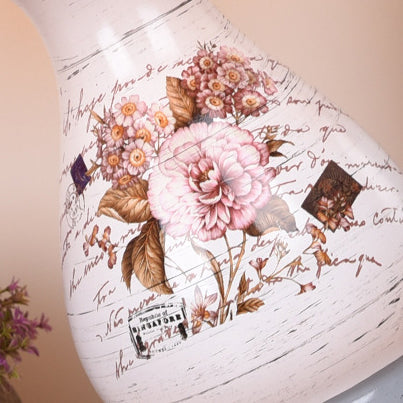 Vase Ceramic Cardstock Bedroom Table Lamp