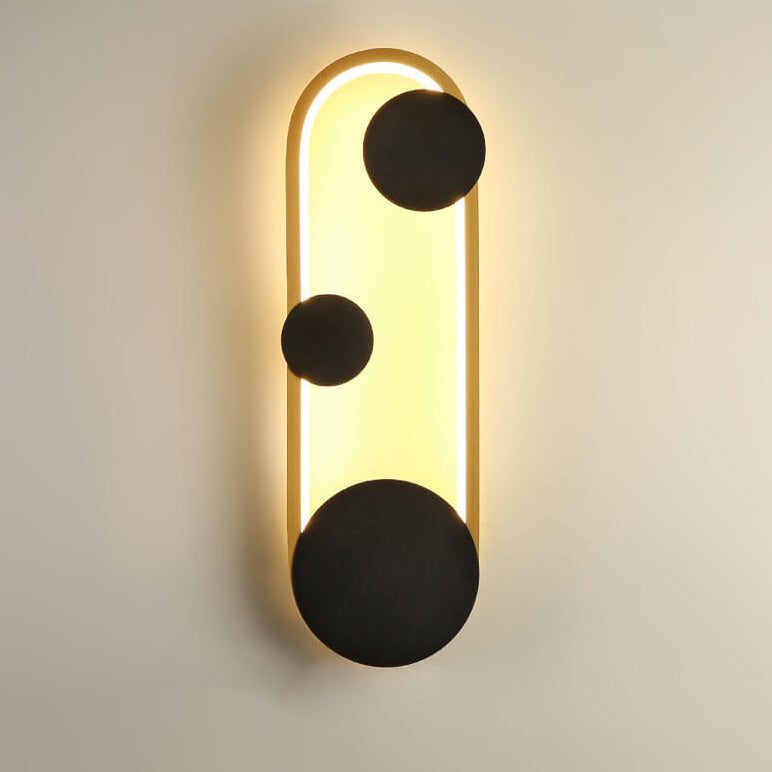 Oval Round Ring Wall Lamp