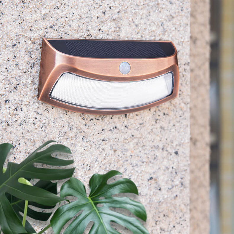 Copper Plastic Square Garden Outdoor Light
