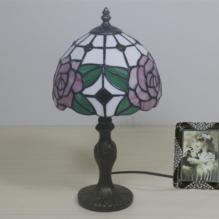 Dome Rose Zinc Alloy Table Lamp