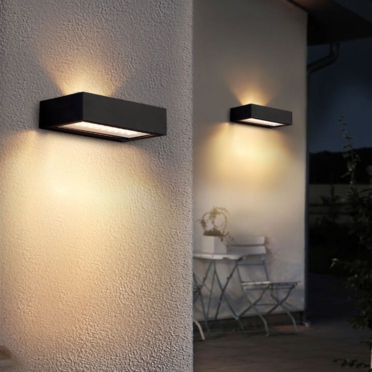 Aluminum Alloy Glass Remote Outdoor Light